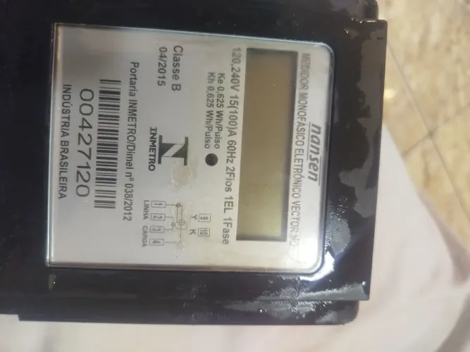 Medidor monofásico eletrônico