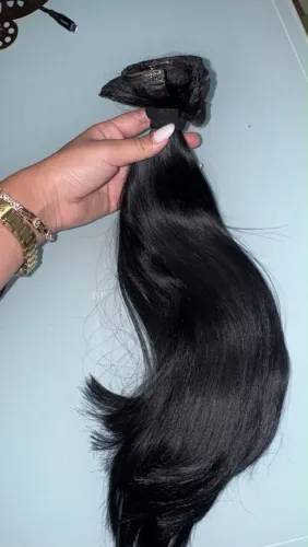 Mega Hair brasileiro do Sul, fita adesiva 55 cm