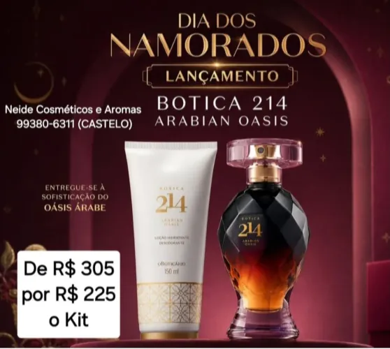 Kit Feminino Botica 214 Arabian Oasis