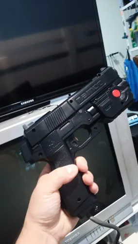 Pistola Namco GunCon PS1 Funcionando 100% Ótimo Estado