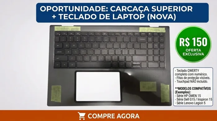 Palmrest com Teclado integrado Dell