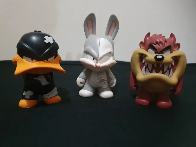 Miniaturas Coleção Looney Tunes Bobs Bad Boys com 3 personagens