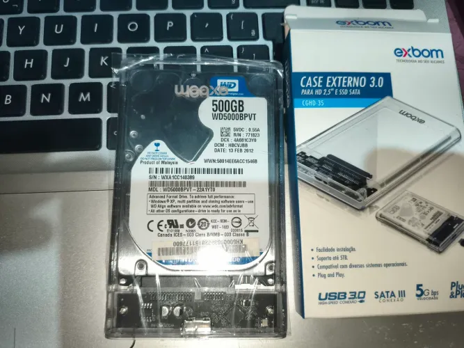 HD interno/externo 500gb
