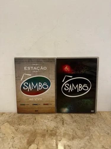 Dvd: Sambo + Estação Ao Vivo - Original Excelente Estado