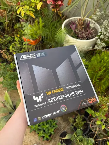 Placa Mãe ASUS TUF GAMING A620AM-PLUS WIFI 6, AMD AM5 , m-ATX, DDR5