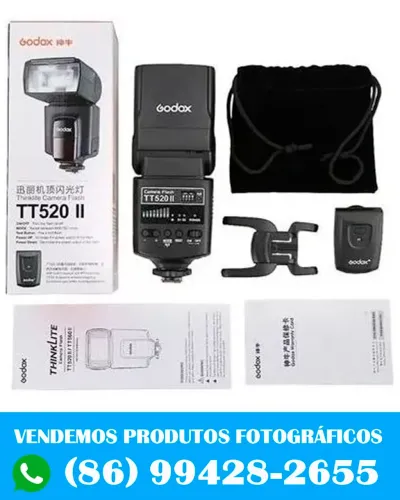 Flash godox com radio flash (novo)
