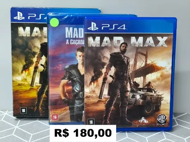 Box Mad Max + Filme - PS4 - envio pela Olx
