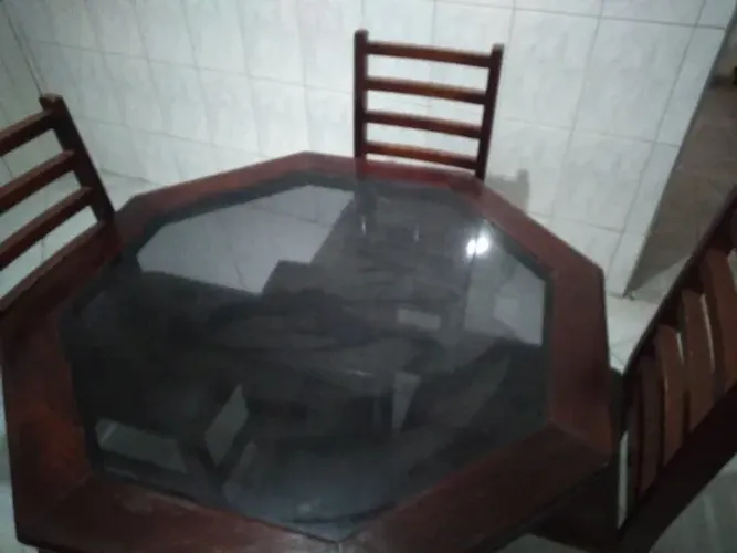 Mesa Octagonal + 4 cadeiras