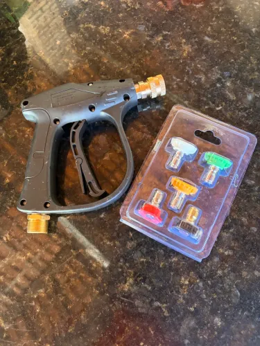 Pistola engate rápido + kit de 5 bicos engate rapido