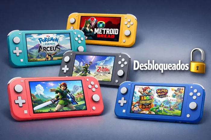 Nintendo Switch Lite NOVOS & DESBLOQUEADOS 128GB