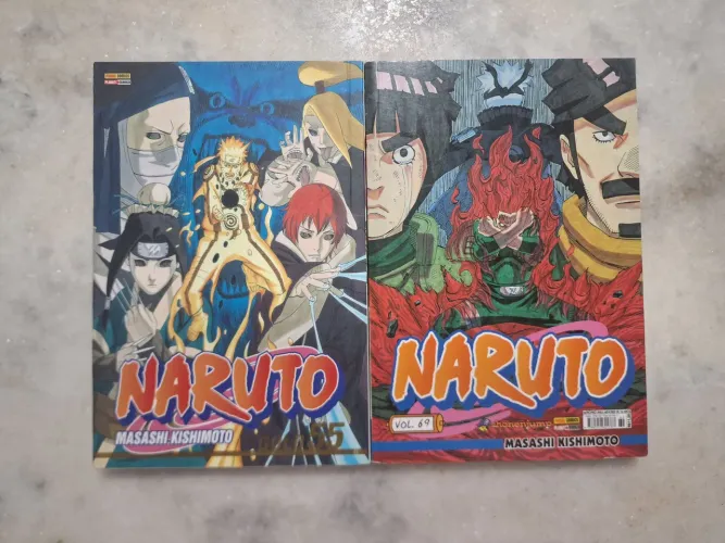 ?[IMPECÁVEL / NOVO] Kit 2 Mangás Naruto Gold (Vols. 65 e 69) - Panini