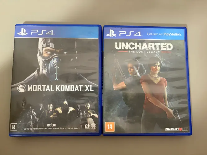 2 JOGOS ORIGINAIS PS4