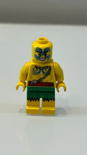 Lego CMF serie 11 guerreiro da ilha - sem máscara 