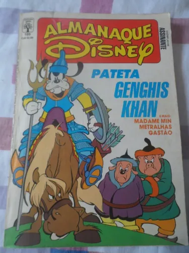 HQ Almanaque Disney 199 Pateta Genghis Khan dezembro de 1987