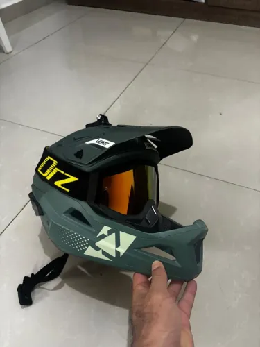 Capacete Leatt MTB 3.0 Enduro Full Face + Viseira ORZ