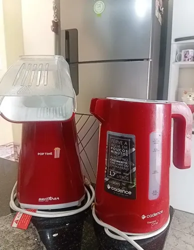 Pipoqueira e chaleira