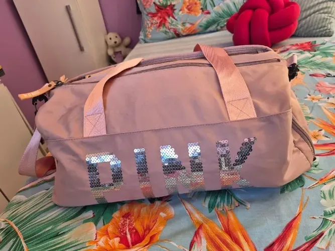 Bolsa de natação e fitness para mulheres, bolsa de viagem, esportiva Usada em Bom estado