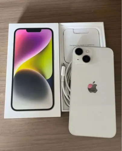 iPhone 14 256 GB - Com nota fiscal e caixa