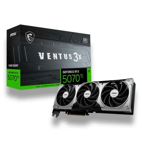 Placa De Vídeo MSI RTX 5070 Ti VENTUS 3x Oc