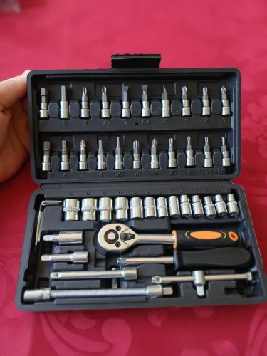 PROMOÇÃO! JOGO DE FERRAMENTAS COM 46 PEÇAS - APROVEITE!
