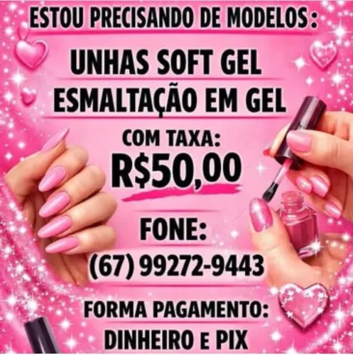 Preciso de modelos Unhas Soft Gel 