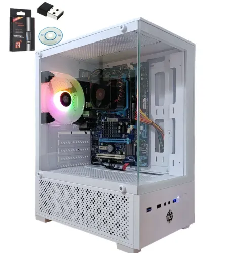 PC de Entrada AMD FX 6300 8GB RAM HD 500GB W10 Wi-fi 2,4Ghz