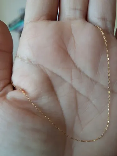 Cordao fino de ouro 18k