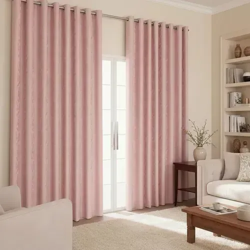 Cortina Blackout 4,00 x 2,50 no Rosa - Promoção