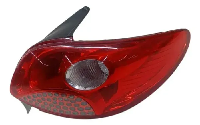 Lanterna Direita Peugeot 206 207 2010/14 Direito/passageiro Vermelho