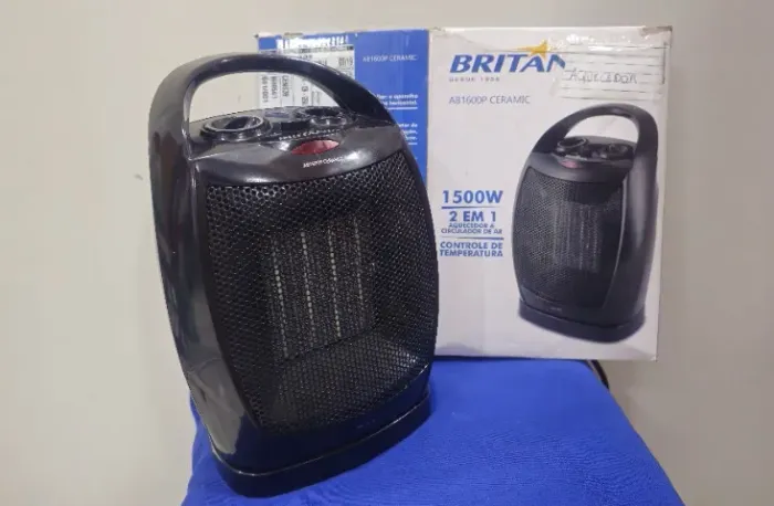 Aquecedor De Ambiente Britânia Termoventilador Ab1600p 127v (Usado)