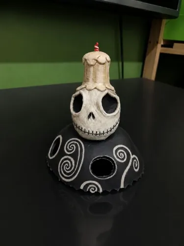 Incensário duplo - Peça exclusiva Tim Burton Jack Skellington