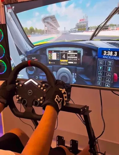 Simulador de Corrida Completo PXN V12 Lite Direct Drive + Cockpit + Câmbio + Banco Gamer
