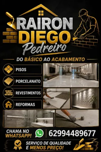 Pedreiro do básico ao acabamento.