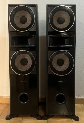 Par Caixas Torres Sony Muteki Ss-Msp7500 185 RMS Cada Leia Descrição *Aiwa*Philips 