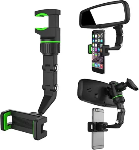Suporte de celular Universal, 5 a 10cm, Para Retrovisor de Carro, Banco traseiro e Mesas