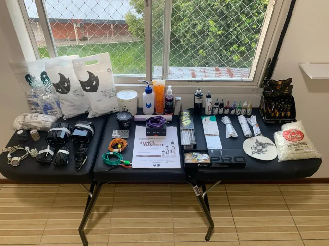 Kit de Tatuagem profissional BARBADA 