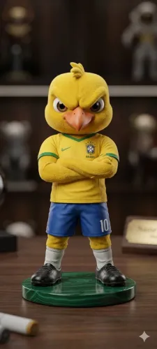 O Mascote mais brabo da Copa do Mundo, agora na sua casa