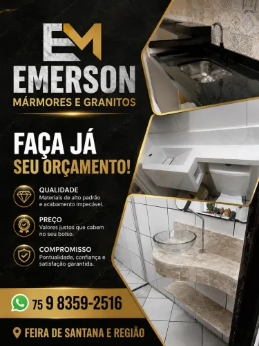 Serviços em mármores e granitos
