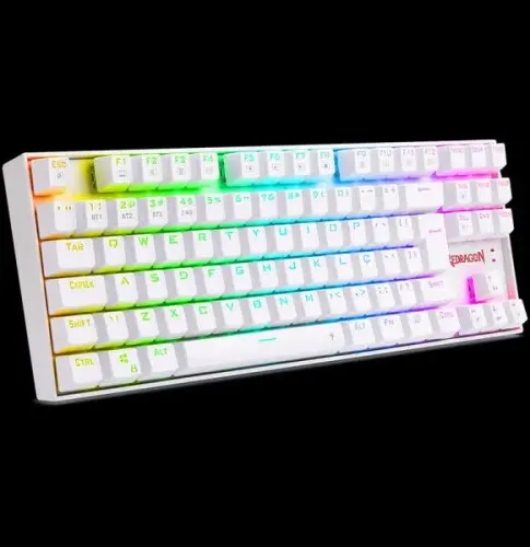 Teclado Mecânico Redragon Kumara LunarWhite K552W Rgb 