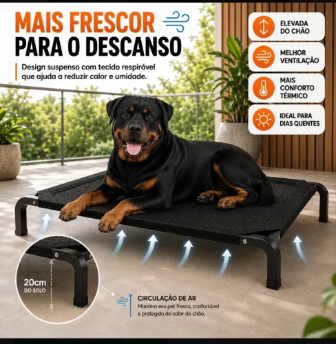 Cama Suspensa para Cachorro