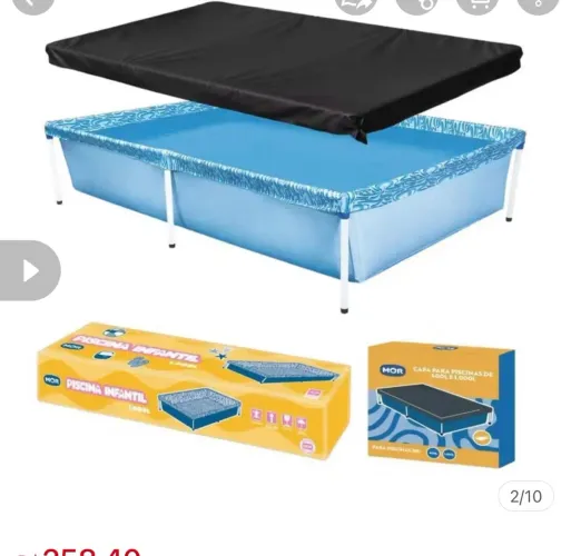 Piscina MOR 1000L com capa e forro