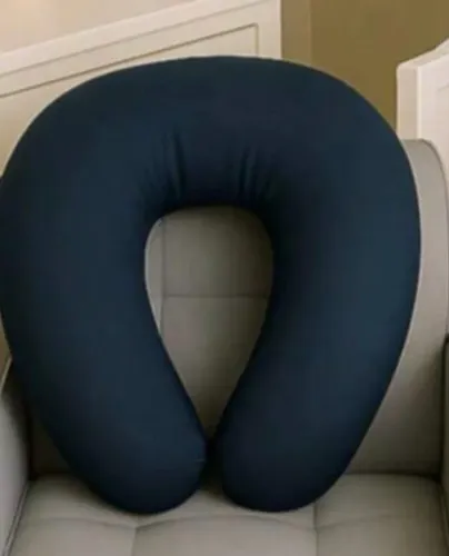 Almofada amamentação azul escuro 