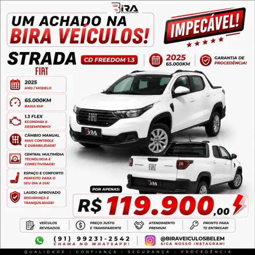 Fiat Strada Freedom 1.3 Flex 8V CD 2025