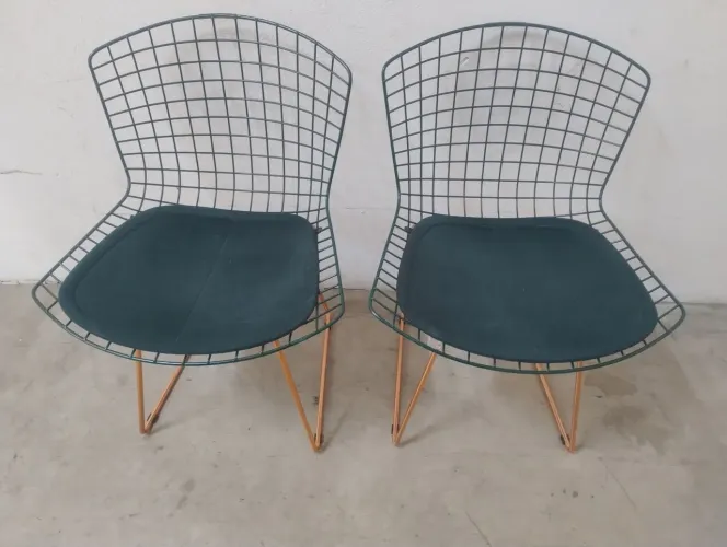 Par de Cadeiras Bertoias Tok Stok 