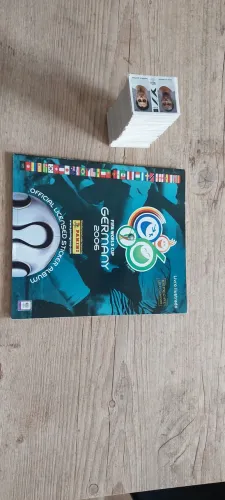 set completo da copa mundo 2006 figurinhas novas originais Panini acompanha o álbum 