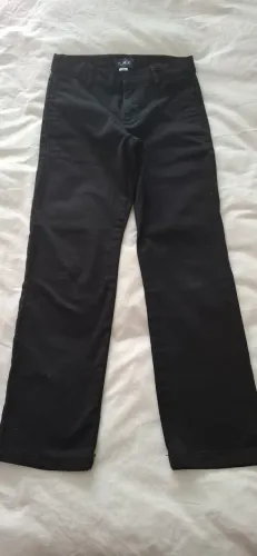 Calça Comprida Preta Sarja Stretch - Menino 8 anos
