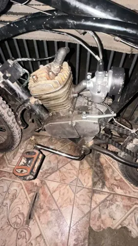 Bicicleta motorizada motor 80cc 