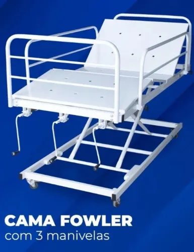 Cama hospitalar 3 movimentos NOVA garantia de 1 ano