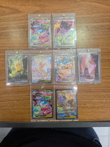 Cartas pokemon pikachu gengar dragonite venosaur