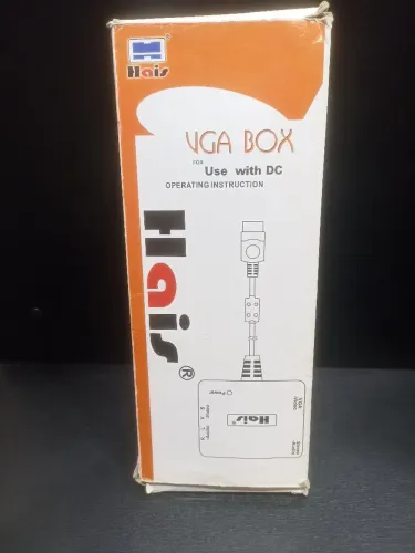 Box VGA Dreamcast marca Haus da época ótimo escolha